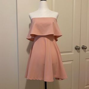 Mini pink dress
